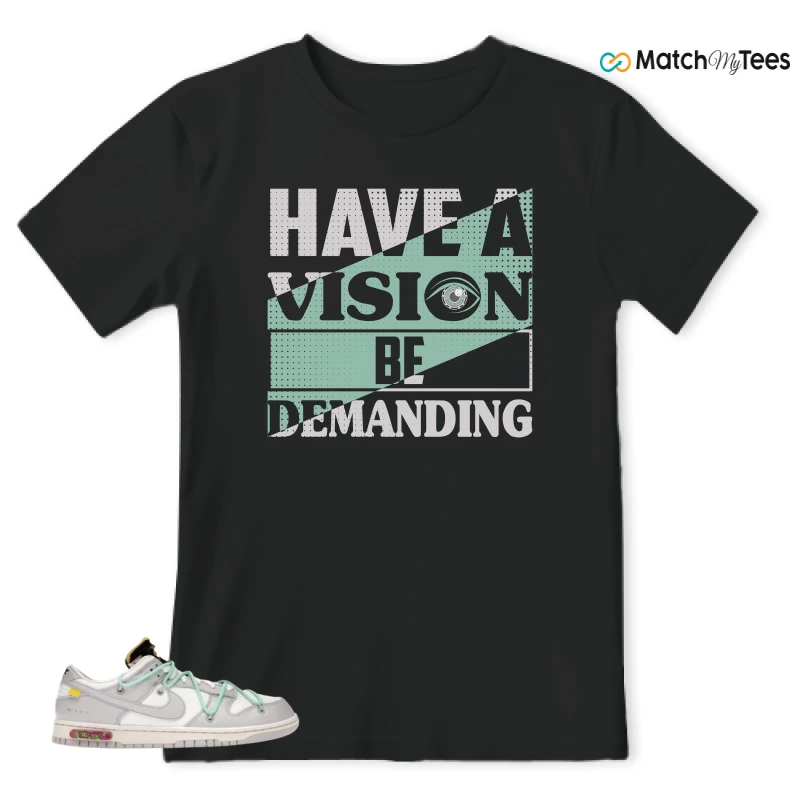 NIKE DUNK LOW OFF-WHITE LOT 4 SNEAKER Matching Tees t-shirt
