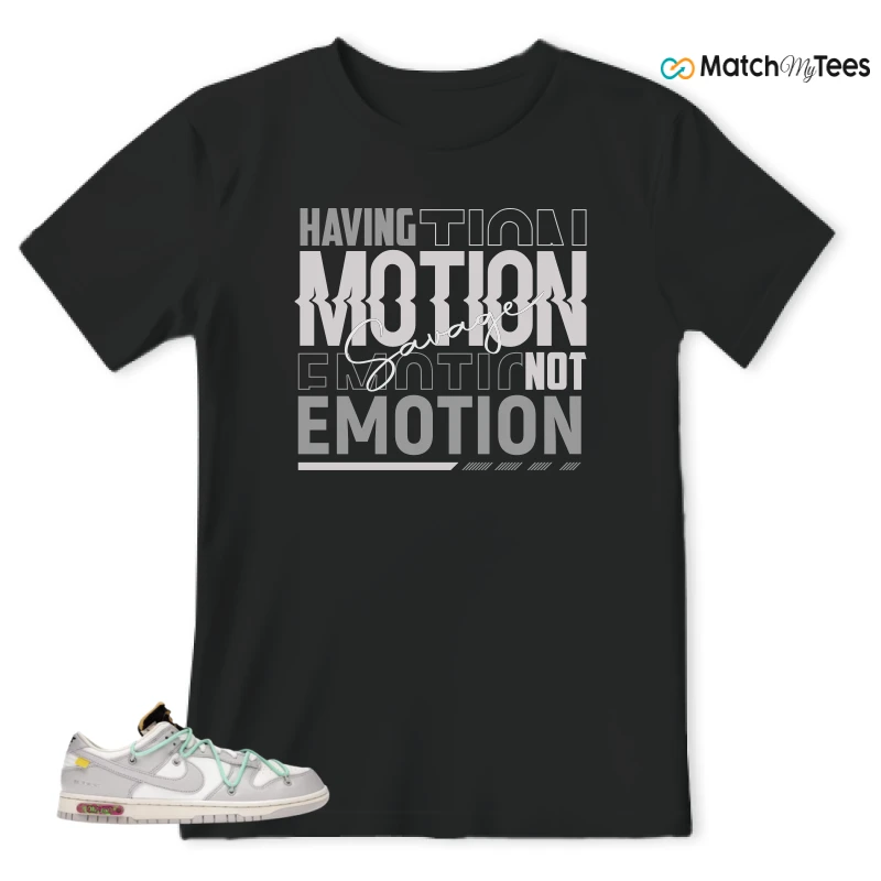 NIKE DUNK LOW OFF-WHITE LOT 4 SNEAKER Matching Tees t-shirt