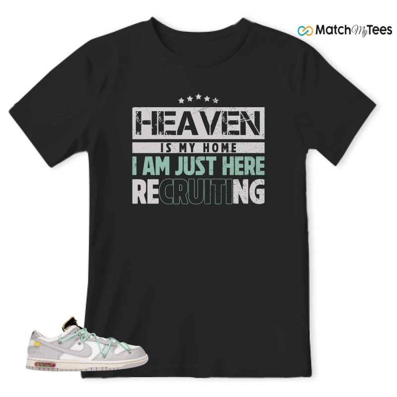 NIKE DUNK LOW OFF-WHITE LOT 4 SNEAKER Matching Tees t-shirt