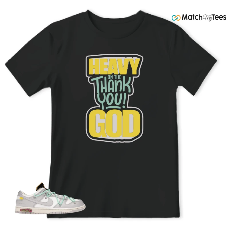 NIKE DUNK LOW OFF-WHITE LOT 4 SNEAKER Matching Tees t-shirt