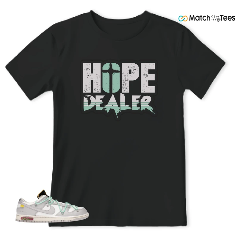 NIKE DUNK LOW OFF-WHITE LOT 4 SNEAKER Matching Tees t-shirt