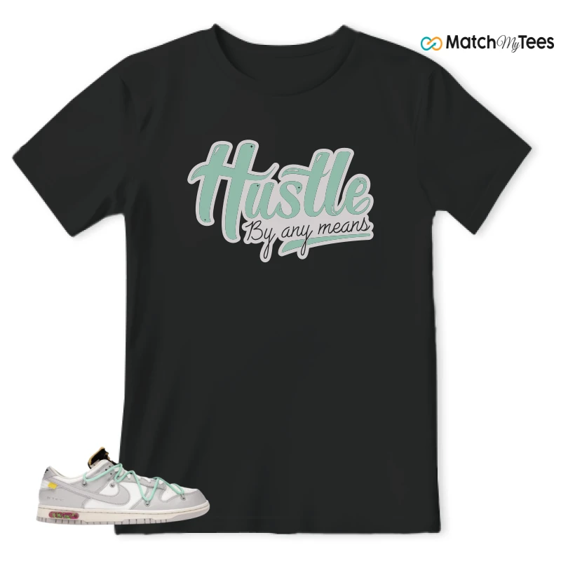 NIKE DUNK LOW OFF-WHITE LOT 4 SNEAKER Matching Tees t-shirt
