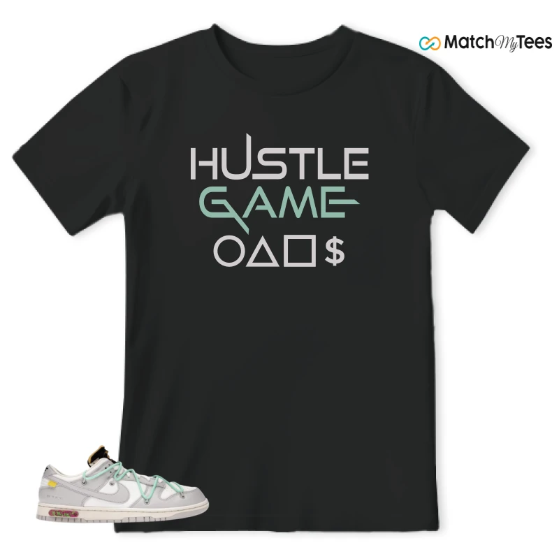 NIKE DUNK LOW OFF-WHITE LOT 4 SNEAKER Matching Tees t-shirt