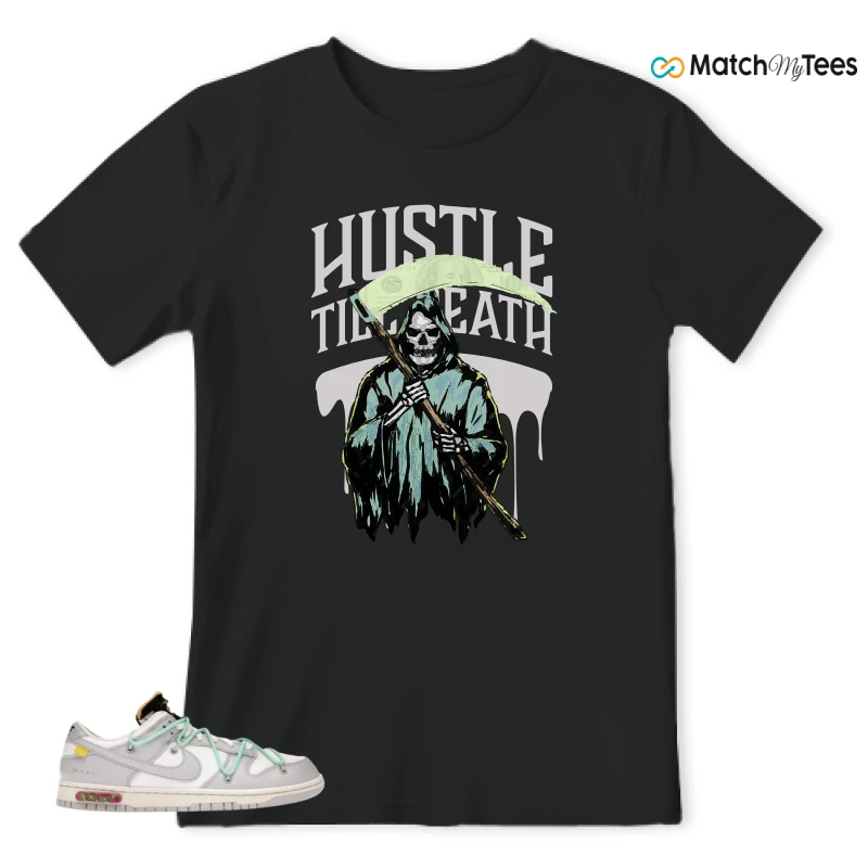 NIKE DUNK LOW OFF-WHITE LOT 4 SNEAKER Matching Tees t-shirt
