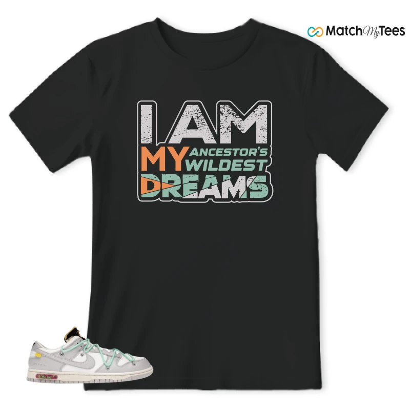 NIKE DUNK LOW OFF-WHITE LOT 4 SNEAKER Matching Tees t-shirt
