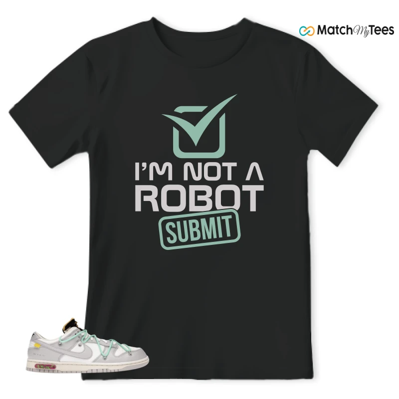 NIKE DUNK LOW OFF-WHITE LOT 4 SNEAKER Matching Tees t-shirt