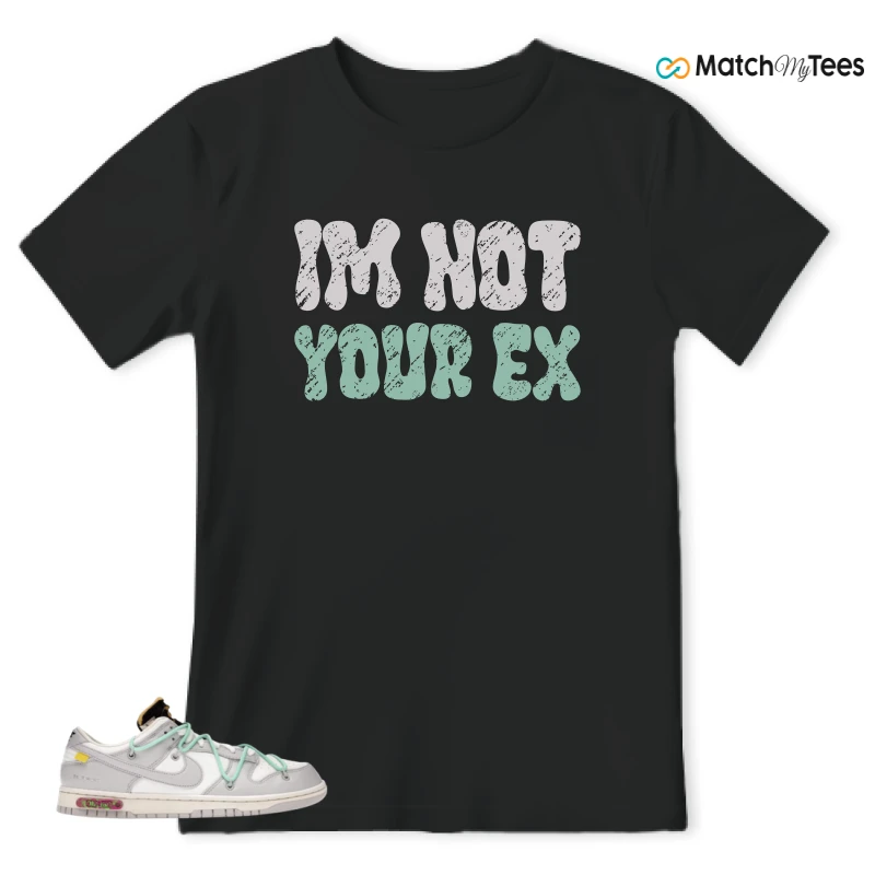 NIKE DUNK LOW OFF-WHITE LOT 4 SNEAKER Matching Tees t-shirt