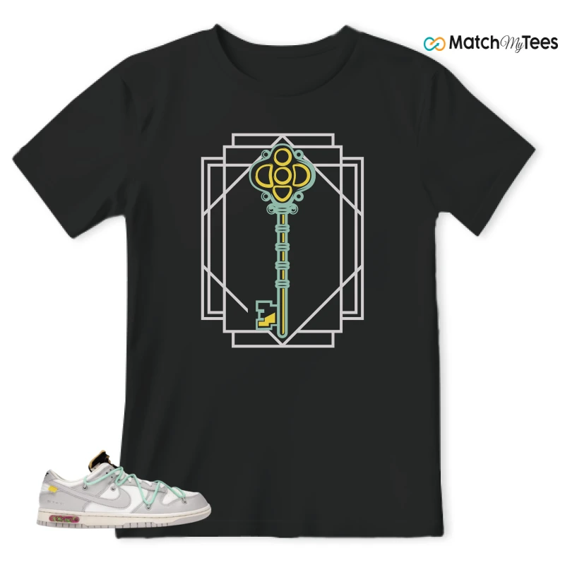 NIKE DUNK LOW OFF-WHITE LOT 4 SNEAKER Matching Tees t-shirt