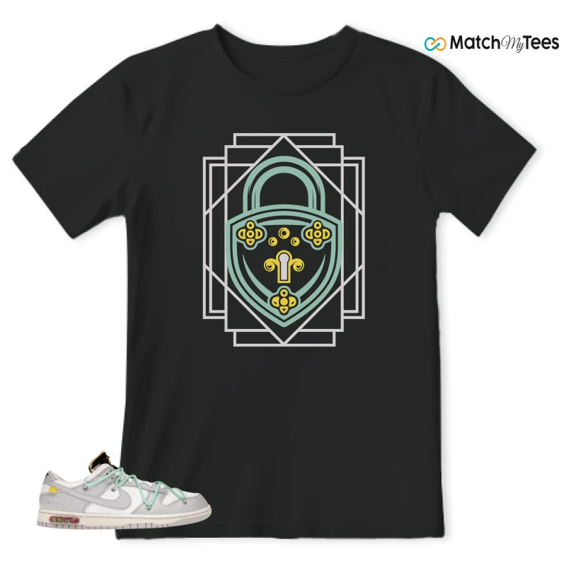 NIKE DUNK LOW OFF-WHITE LOT 4 SNEAKER Matching Tees t-shirt