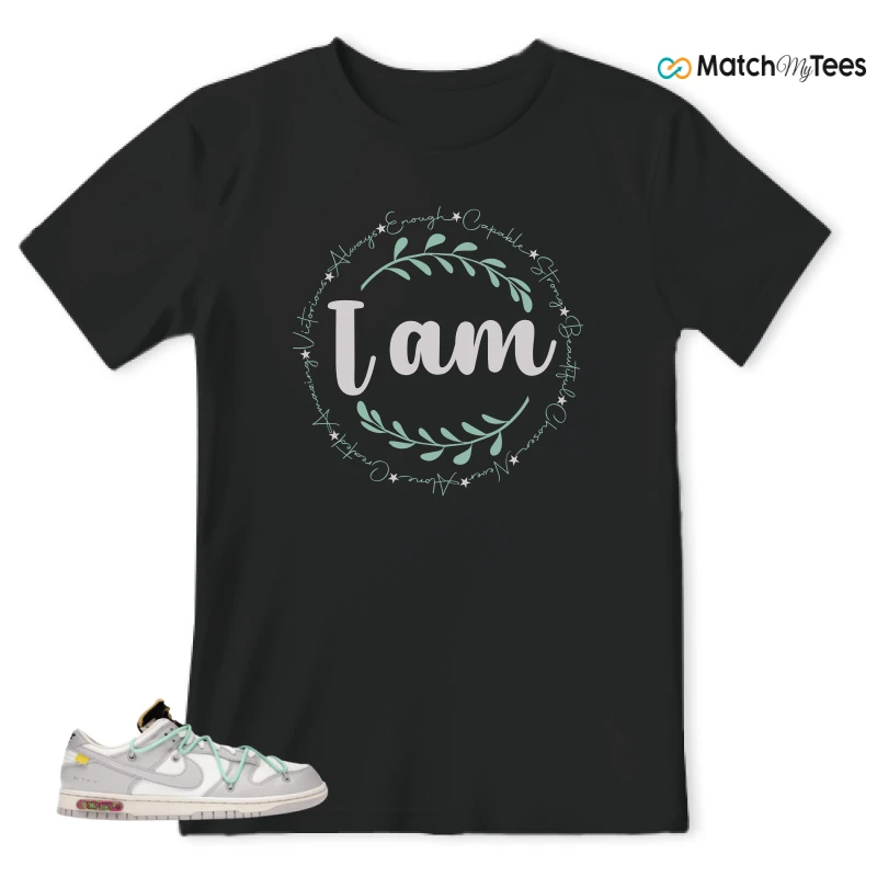 NIKE DUNK LOW OFF-WHITE LOT 4 SNEAKER Matching Tees t-shirt