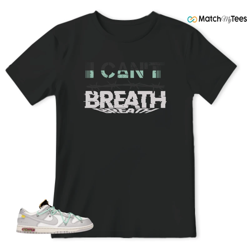 NIKE DUNK LOW OFF-WHITE LOT 4 SNEAKER Matching Tees t-shirt