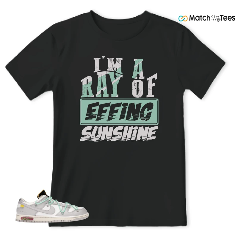 NIKE DUNK LOW OFF-WHITE LOT 4 SNEAKER Matching Tees t-shirt