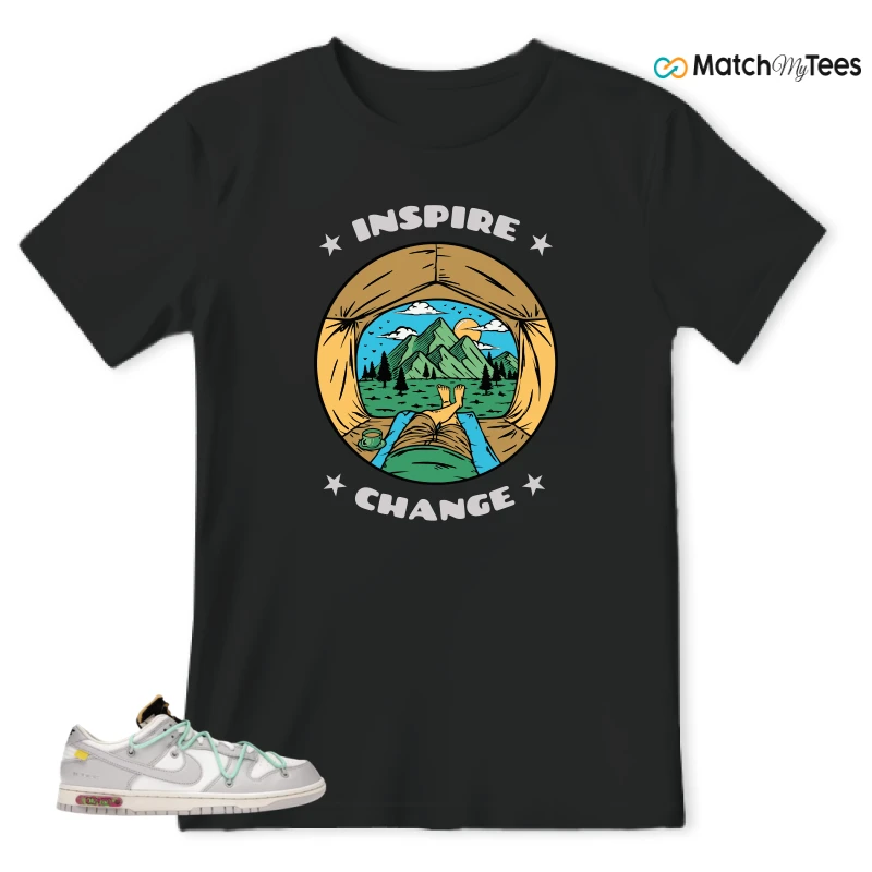 NIKE DUNK LOW OFF-WHITE LOT 4 SNEAKER Matching Tees t-shirt