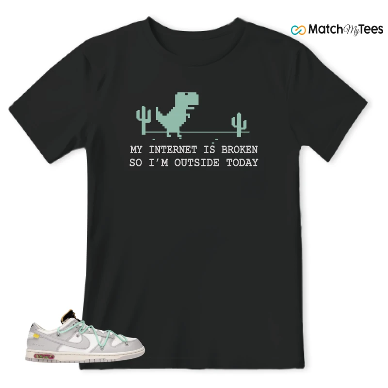NIKE DUNK LOW OFF-WHITE LOT 4 SNEAKER Matching Tees t-shirt