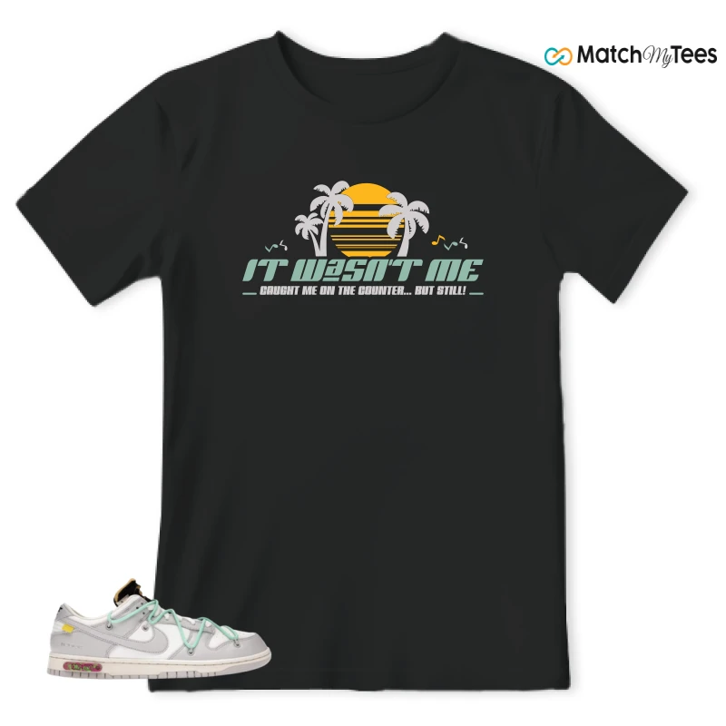 NIKE DUNK LOW OFF-WHITE LOT 4 SNEAKER Matching Tees t-shirt