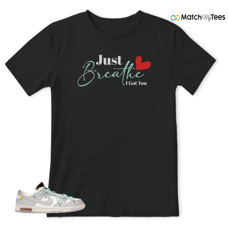 NIKE DUNK LOW OFF-WHITE LOT 4 SNEAKER Matching Tees t-shirt