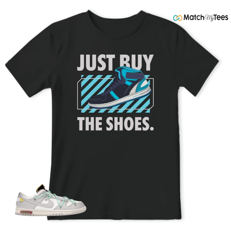 NIKE DUNK LOW OFF-WHITE LOT 4 SNEAKER Matching Tees t-shirt