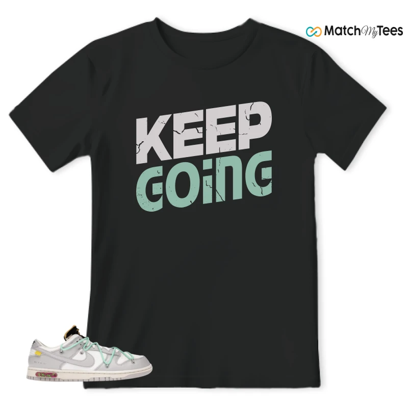 NIKE DUNK LOW OFF-WHITE LOT 4 SNEAKER Matching Tees t-shirt