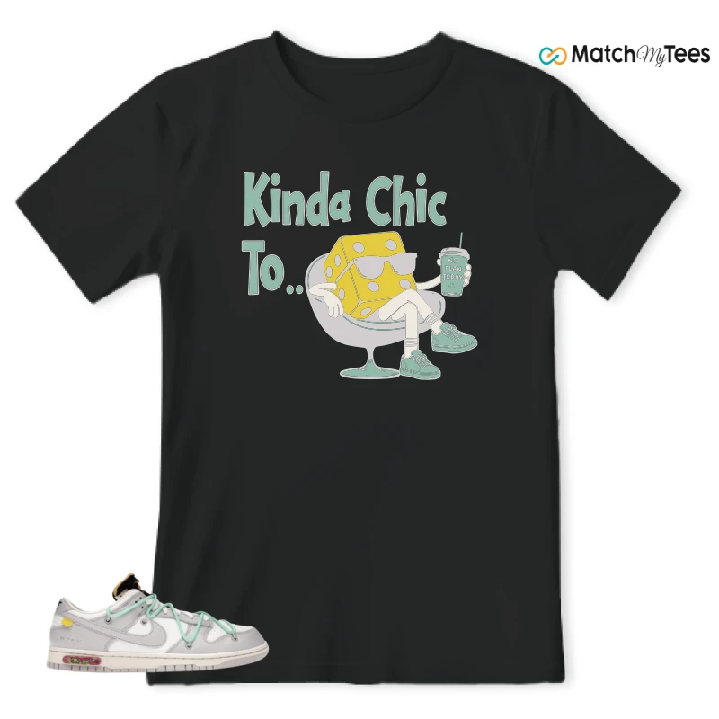 NIKE DUNK LOW OFF-WHITE LOT 4 SNEAKER Matching Tees t-shirt