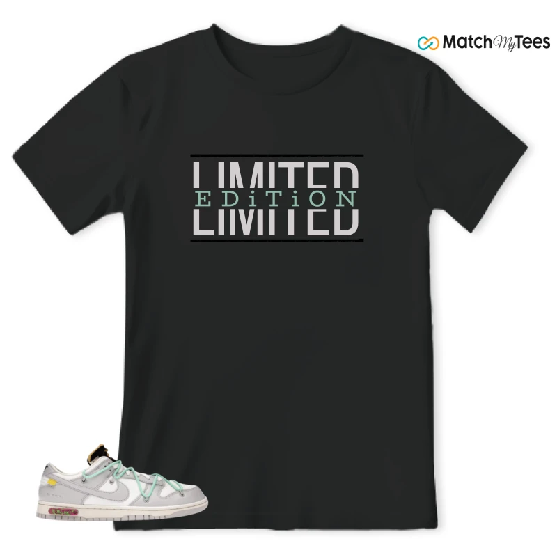 NIKE DUNK LOW OFF-WHITE LOT 4 SNEAKER Matching Tees t-shirt