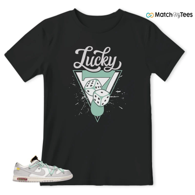 NIKE DUNK LOW OFF-WHITE LOT 4 SNEAKER Matching Tees t-shirt