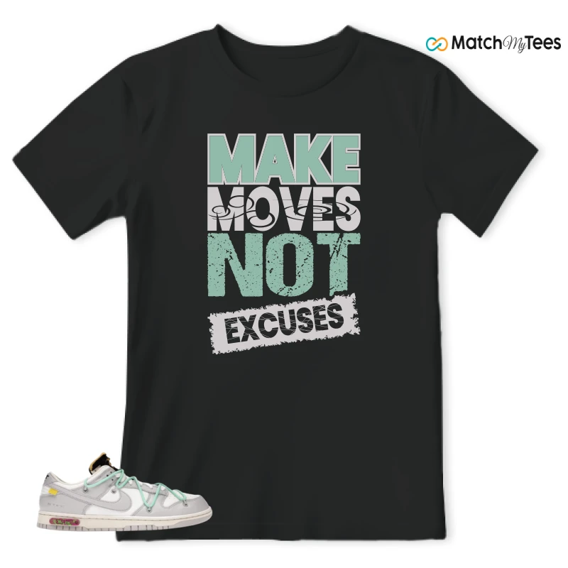 NIKE DUNK LOW OFF-WHITE LOT 4 SNEAKER Matching Tees t-shirt