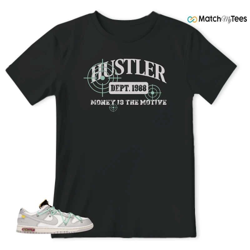 NIKE DUNK LOW OFF-WHITE LOT 4 SNEAKER Matching Tees t-shirt