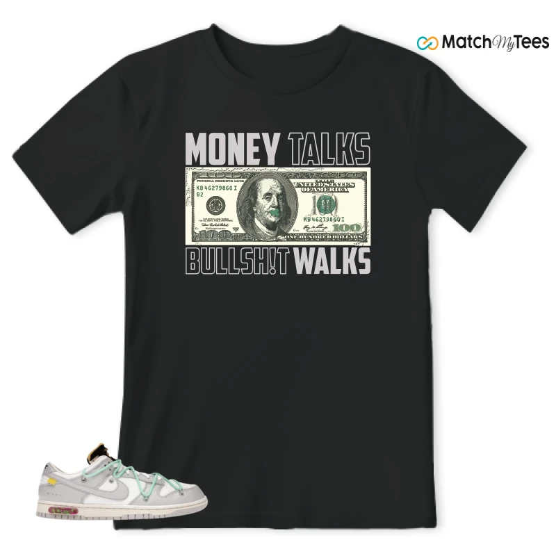 NIKE DUNK LOW OFF-WHITE LOT 4 SNEAKER Matching Tees t-shirt