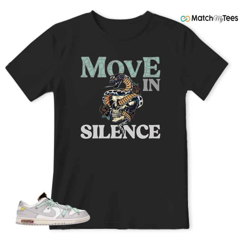 NIKE DUNK LOW OFF-WHITE LOT 4 SNEAKER Matching Tees t-shirt