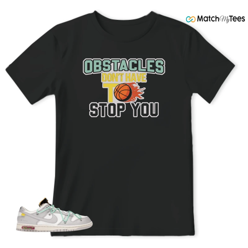 NIKE DUNK LOW OFF-WHITE LOT 4 SNEAKER Matching Tees t-shirt