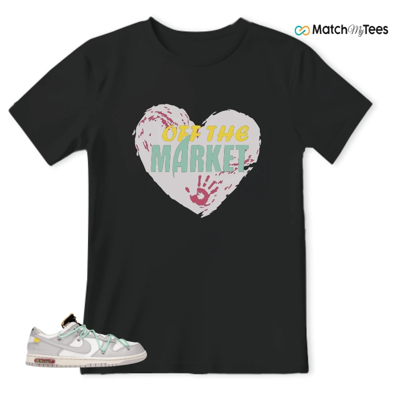 NIKE DUNK LOW OFF-WHITE LOT 4 SNEAKER Matching Tees t-shirt