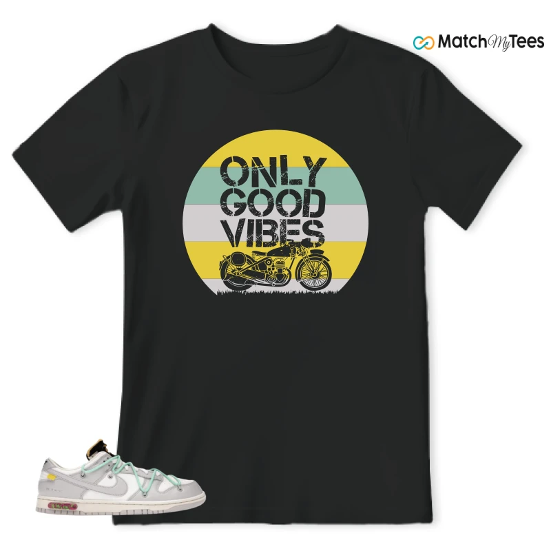 NIKE DUNK LOW OFF-WHITE LOT 4 SNEAKER Matching Tees t-shirt