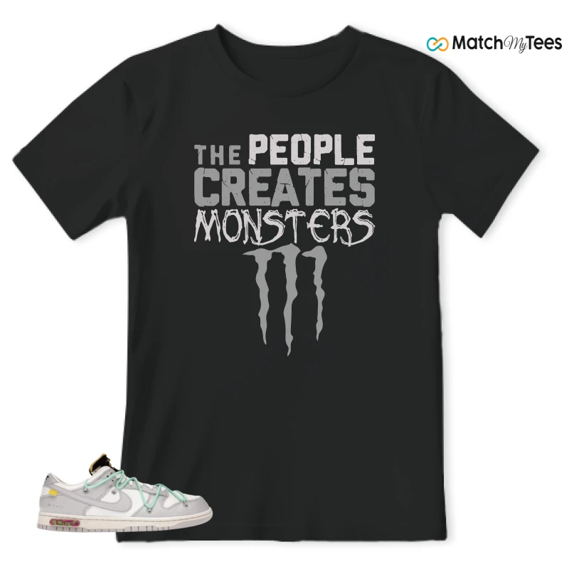 NIKE DUNK LOW OFF-WHITE LOT 4 SNEAKER Matching Tees t-shirt
