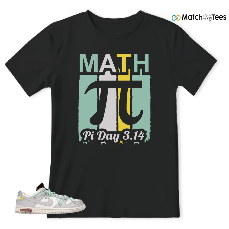 NIKE DUNK LOW OFF-WHITE LOT 4 SNEAKER Matching Tees t-shirt