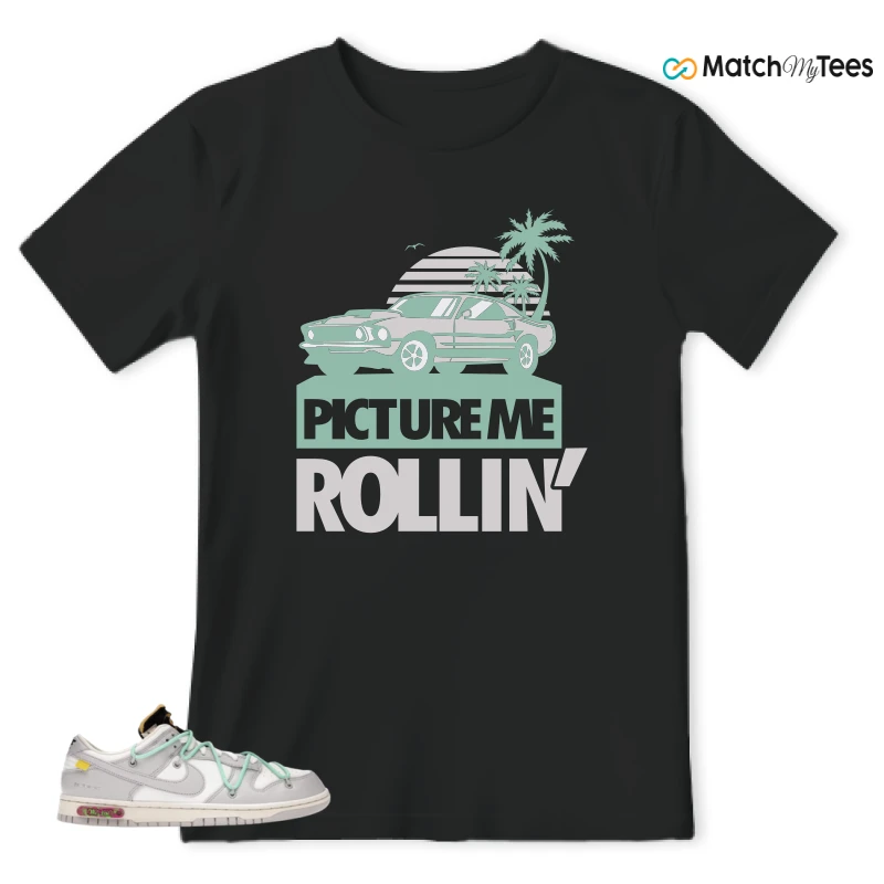 NIKE DUNK LOW OFF-WHITE LOT 4 SNEAKER Matching Tees t-shirt