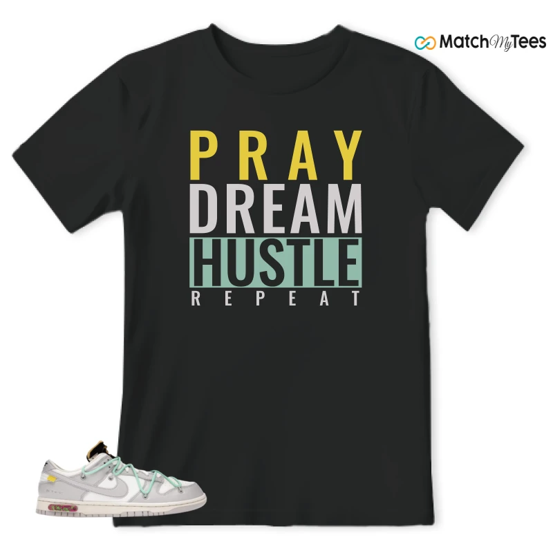 NIKE DUNK LOW OFF-WHITE LOT 4 SNEAKER Matching Tees t-shirt