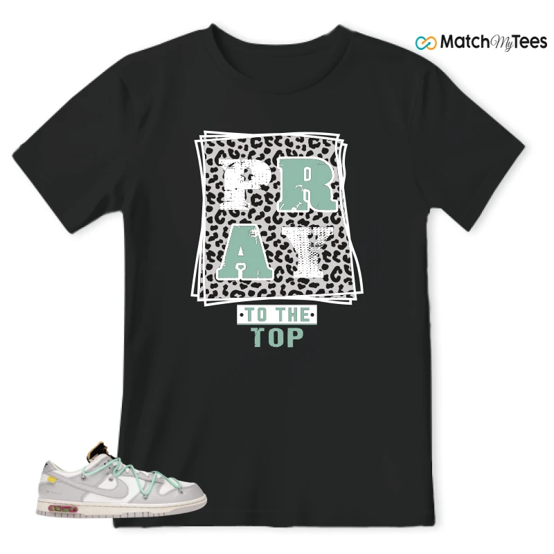 NIKE DUNK LOW OFF-WHITE LOT 4 SNEAKER Matching Tees t-shirt