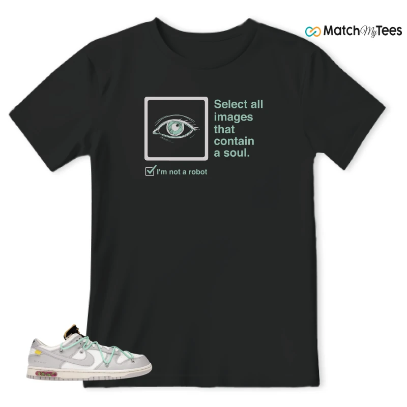 NIKE DUNK LOW OFF-WHITE LOT 4 SNEAKER Matching Tees t-shirt