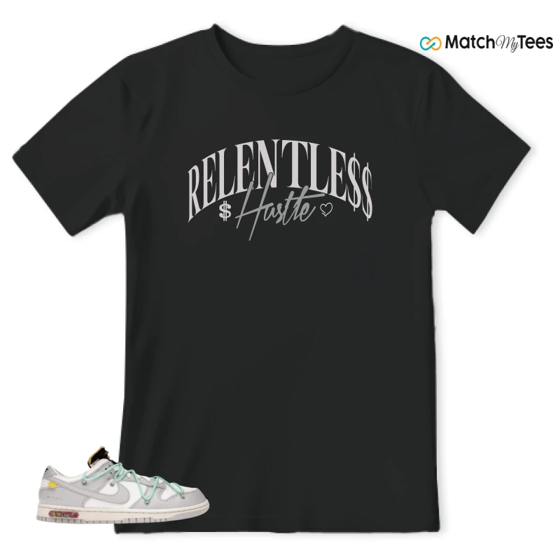 NIKE DUNK LOW OFF-WHITE LOT 4 SNEAKER Matching Tees t-shirt