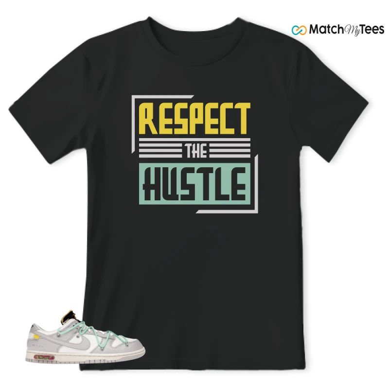 NIKE DUNK LOW OFF-WHITE LOT 4 SNEAKER Matching Tees t-shirt