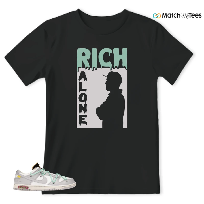 NIKE DUNK LOW OFF-WHITE LOT 4 SNEAKER Matching Tees t-shirt