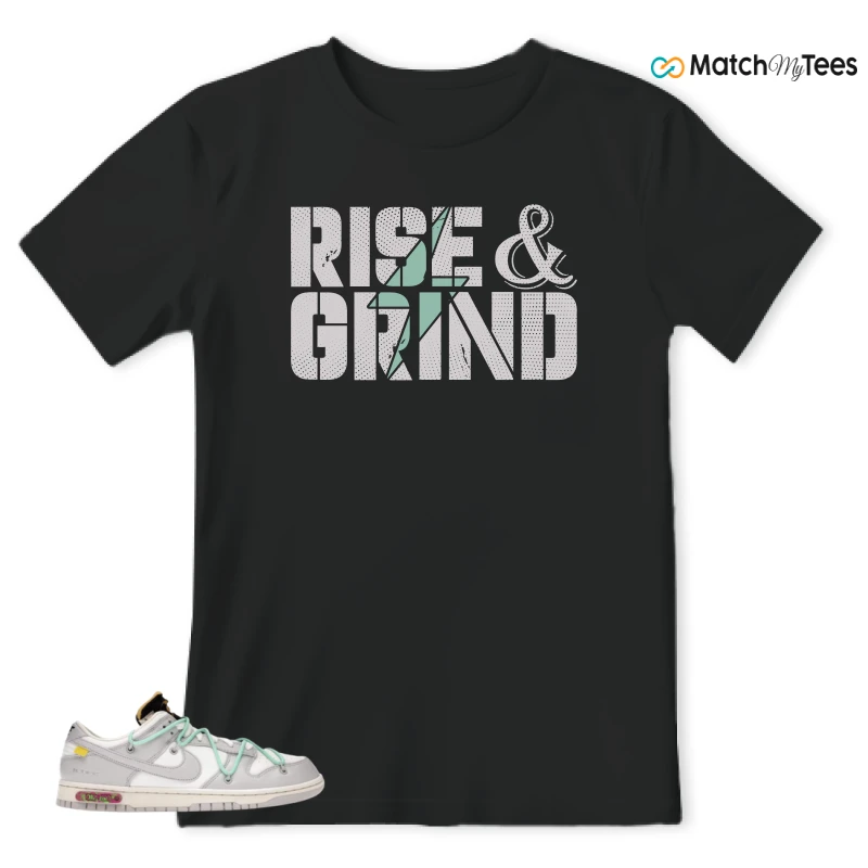 NIKE DUNK LOW OFF-WHITE LOT 4 SNEAKER Matching Tees t-shirt