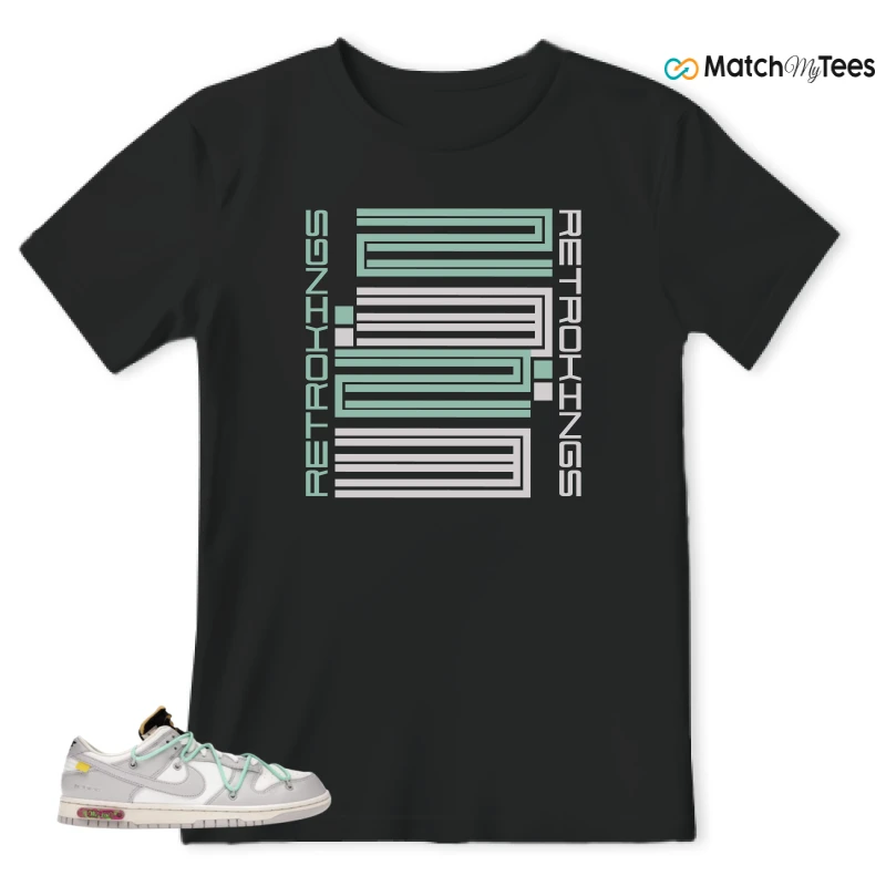 NIKE DUNK LOW OFF-WHITE LOT 4 SNEAKER Matching Tees t-shirt