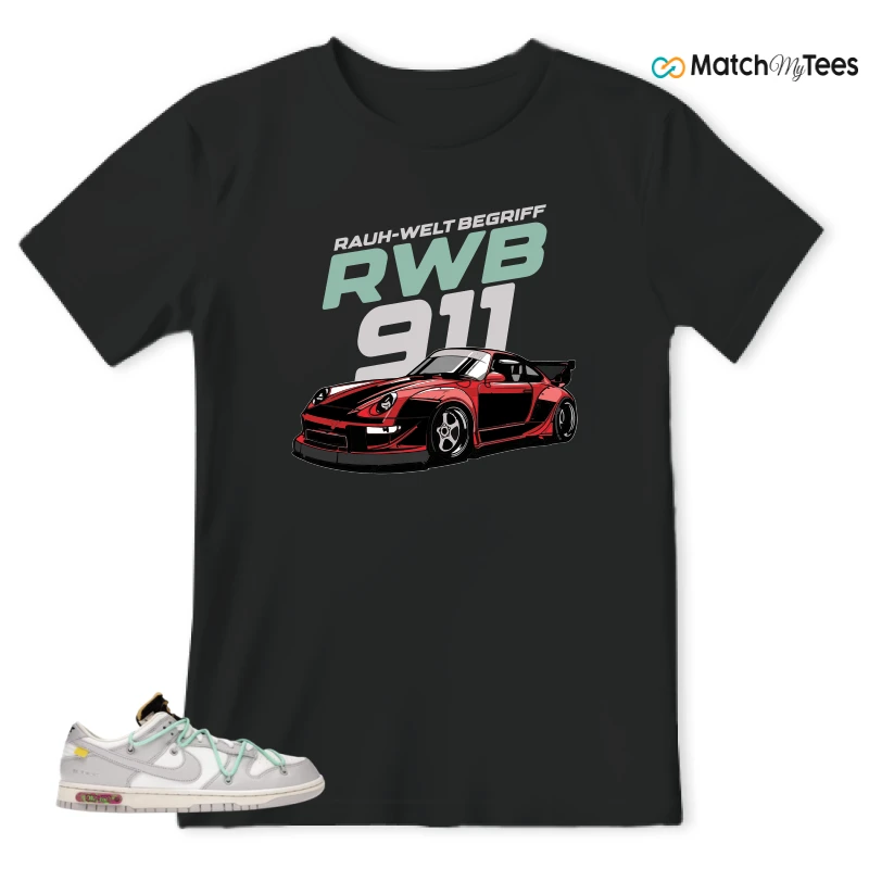 NIKE DUNK LOW OFF-WHITE LOT 4 SNEAKER Matching Tees t-shirt