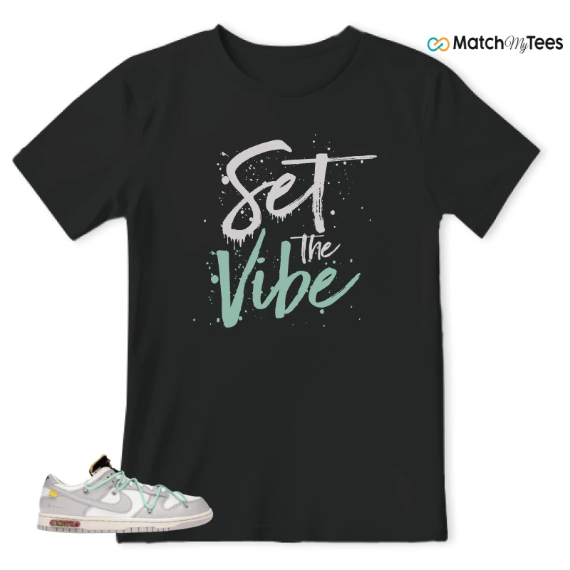 NIKE DUNK LOW OFF-WHITE LOT 4 SNEAKER Matching Tees t-shirt