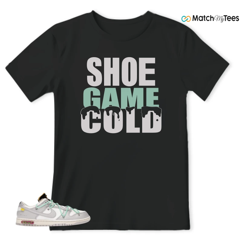 NIKE DUNK LOW OFF-WHITE LOT 4 SNEAKER Matching Tees t-shirt