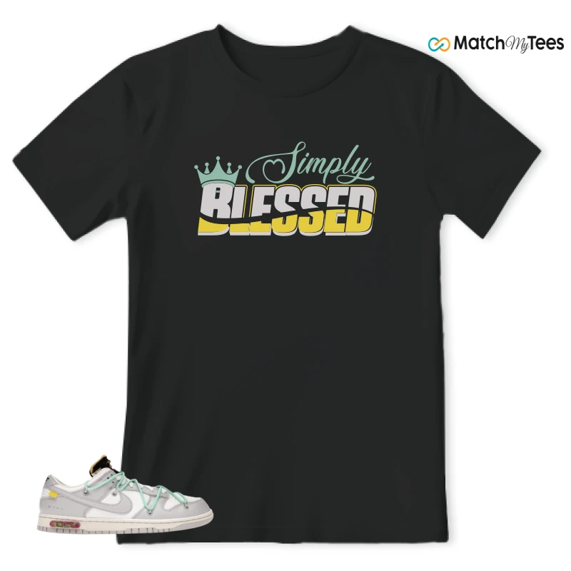NIKE DUNK LOW OFF-WHITE LOT 4 SNEAKER Matching Tees t-shirt