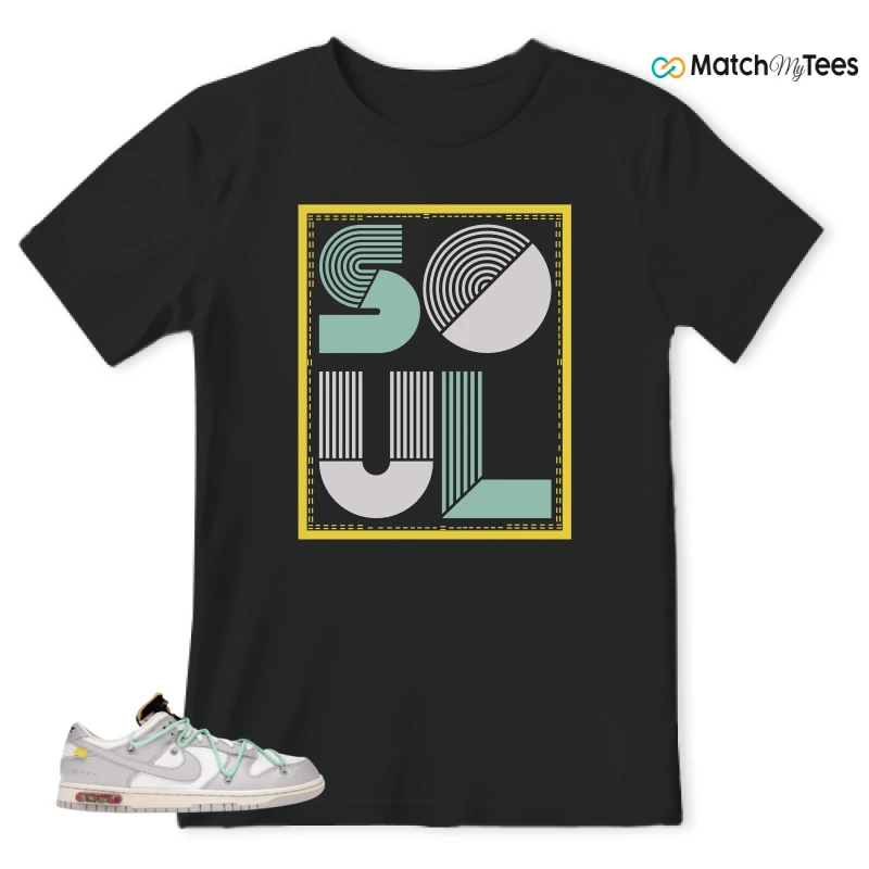 NIKE DUNK LOW OFF-WHITE LOT 4 SNEAKER Matching Tees t-shirt