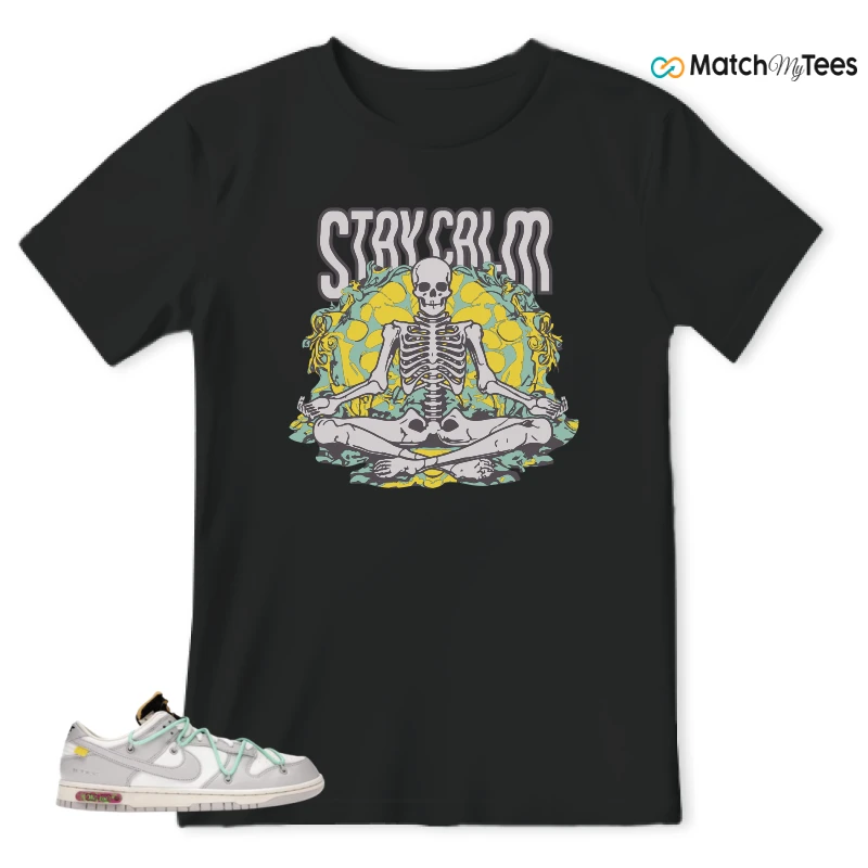 NIKE DUNK LOW OFF-WHITE LOT 4 SNEAKER Matching Tees t-shirt