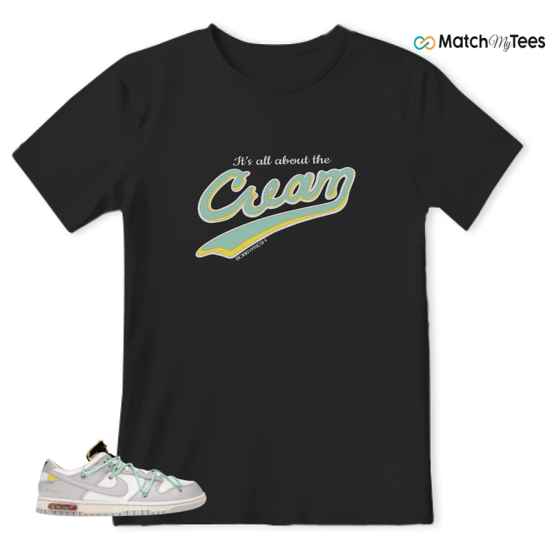 NIKE DUNK LOW OFF-WHITE LOT 4 SNEAKER Matching Tees t-shirt